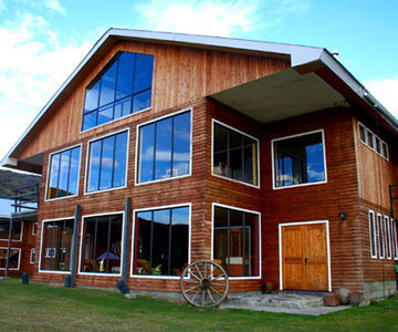 Hotel Hosteria Lago Tyndall Torres del Paine National Park Exterior foto